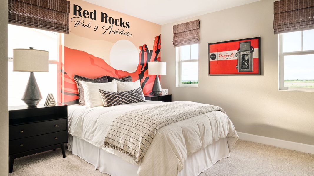 Representative furnished interior of a home built from the Fairmount by Taylor Morrison in Sugar Creek City Collection, Loveland (Image 21).