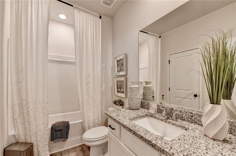 Furnished interior view inside a new home in , Auburn (Image 48).