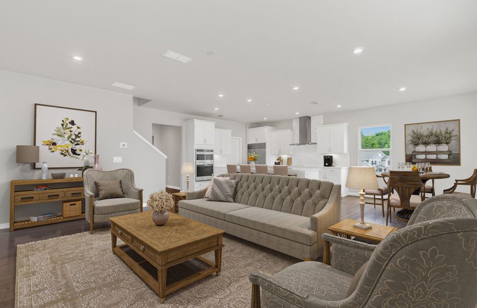 Furnished interior view inside a new home in Anderson Point Estates, McDonough (Image 9).