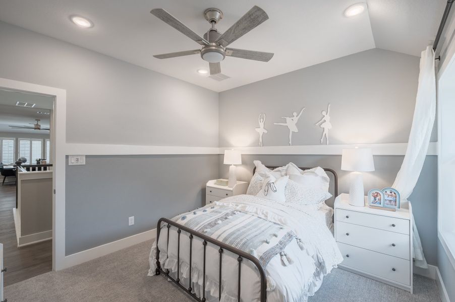 Representative furnished interior of a home built from the Barnhart by Tri Pointe Homes in Dunham Pointe, Cypress (Image 46).