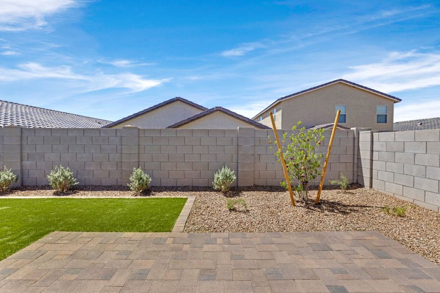 Exterior details and patio area of a home in Blackhawk, Tucson (Image 3). Exterior details and patio area of a home in Blackhawk, Tucson (Image 3).