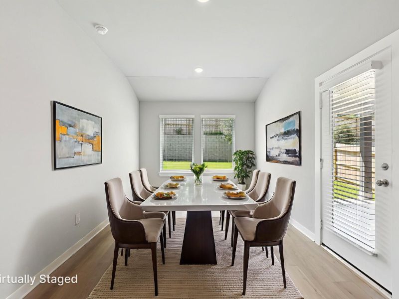 Furnished interior view inside a new home in Pine Lake Cove - Premier Series, Montgomery (Image 11).