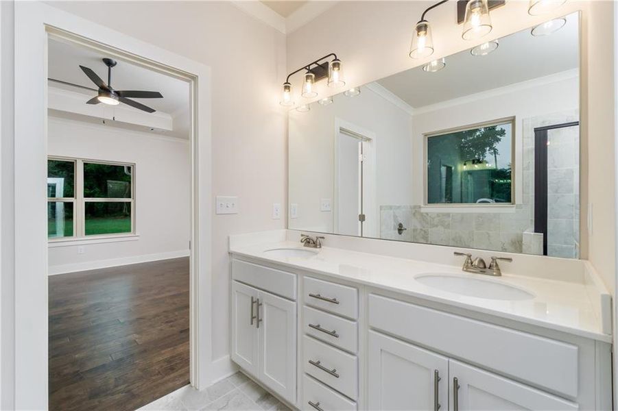 Furnished interior view inside a new home in , Snellville (Image 10).