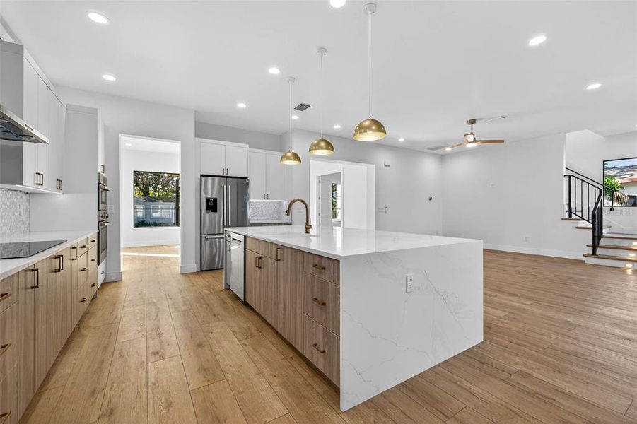 Furnished interior view inside a new home in , St. Petersburg (Image 8).