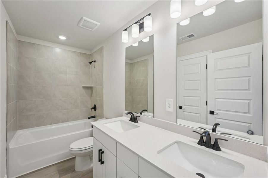 Furnished interior view inside a new home in , Cumming (Image 35).