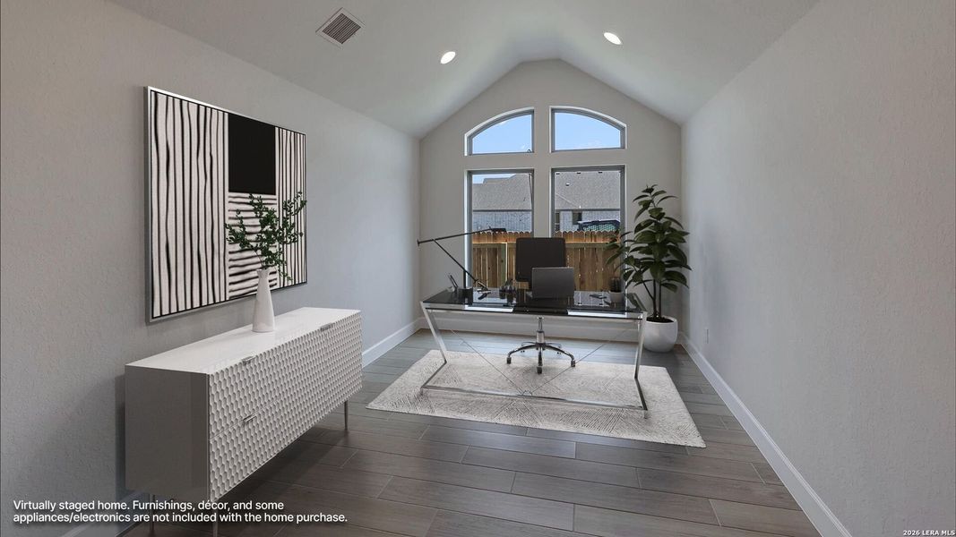 Furnished interior view inside a new home in Haby Hill, San Antonio (Image 12). Furnished interior view inside a new home in Haby Hill, San Antonio (Image 12).