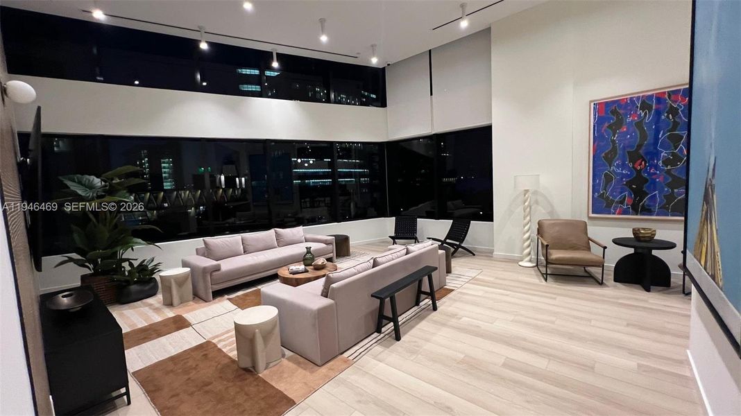 Furnished interior view inside a new home in , Miami (Image 32).