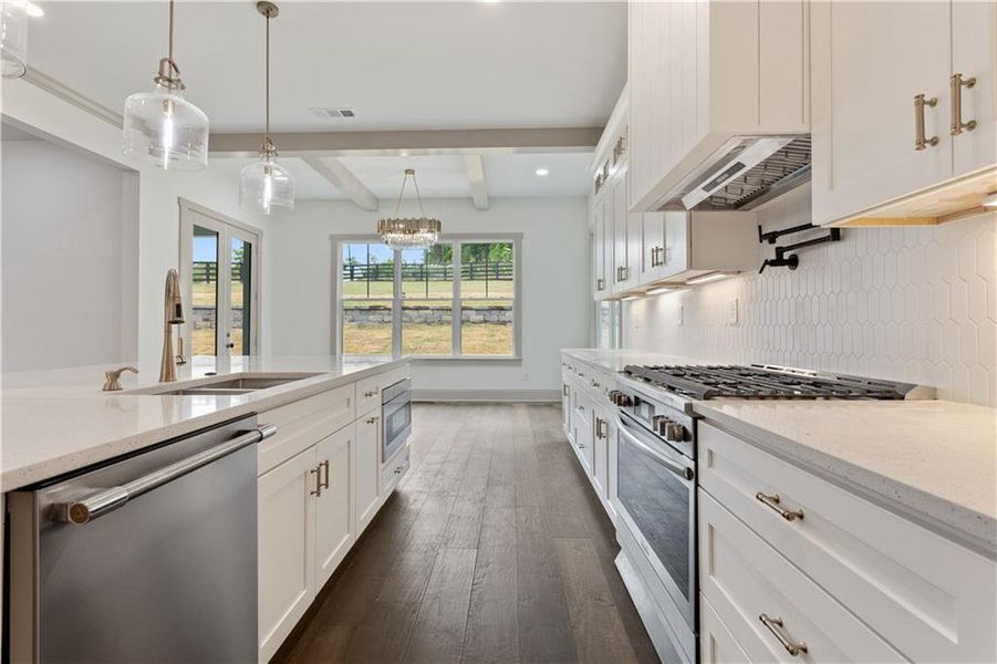 Furnished interior view inside a new home in , Dacula (Image 37).