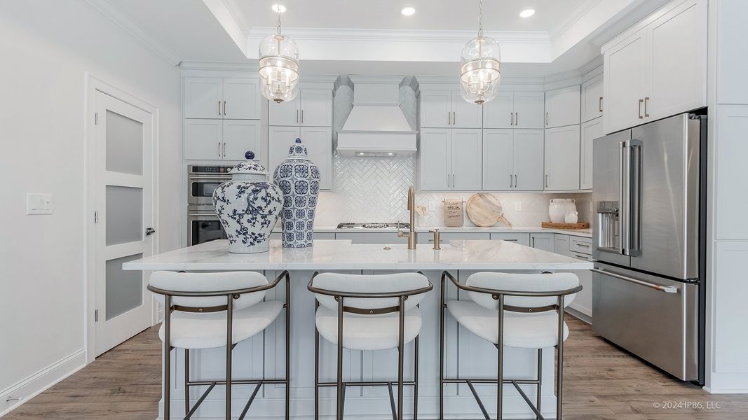 Representative furnished interior of a home built from the Promenade by Epcon Communities in The Courtyards by The Manor, Alpharetta (Image 38).