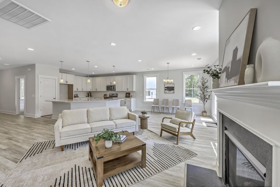 Furnished interior view inside a new home in , Dorchester (Image 13).