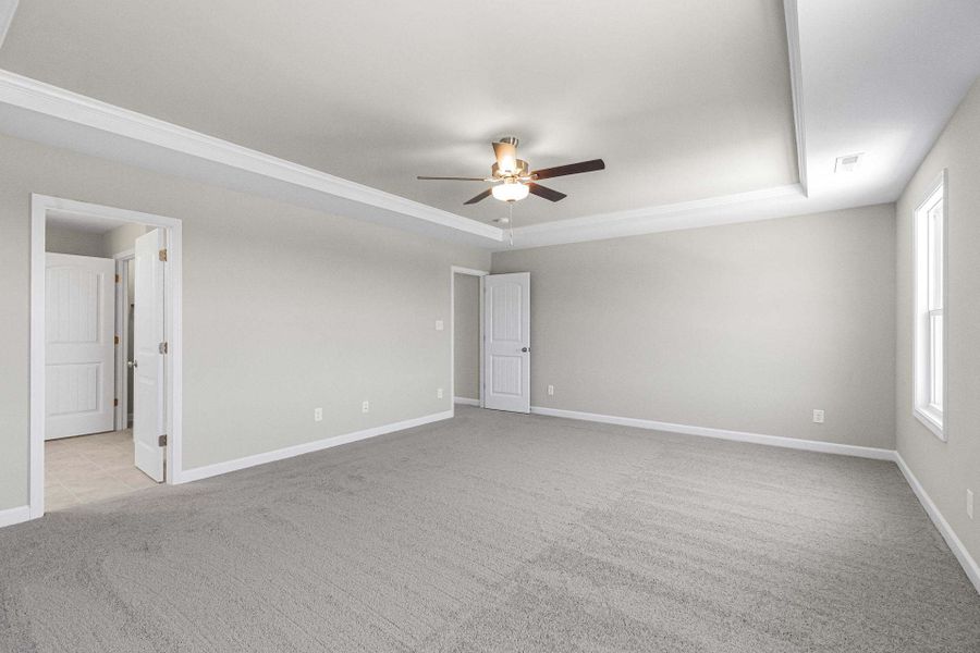 Representative unfurnished interior of a home built from the Magnolia by Caviness & Cates Communities in Bartlett Manor, Youngsville (Image 214).