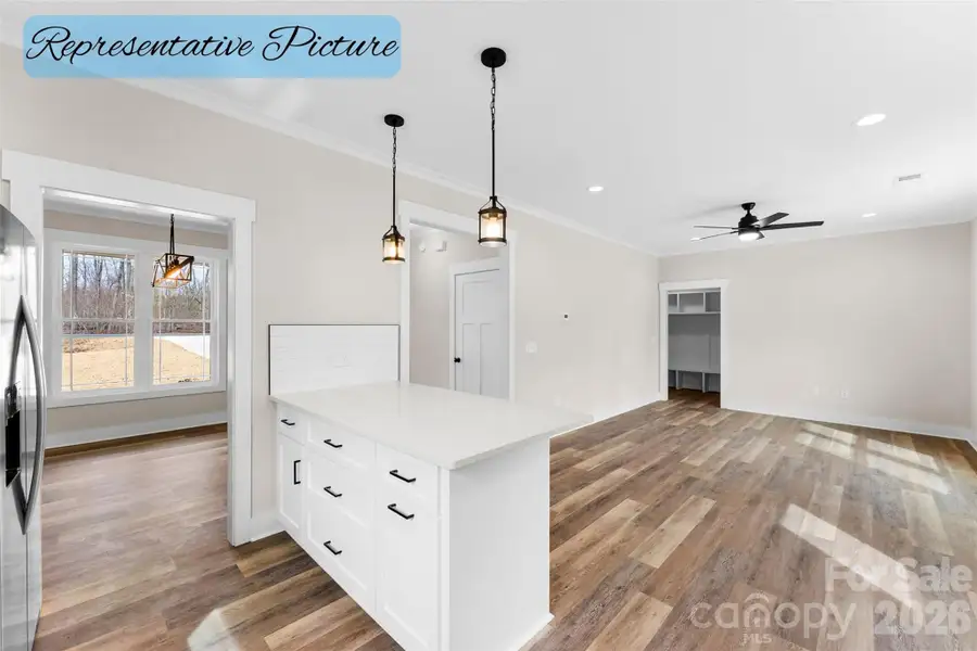 Furnished interior view inside a new home in , Albemarle (Image 6). Furnished interior view inside a new home in , Albemarle (Image 6).