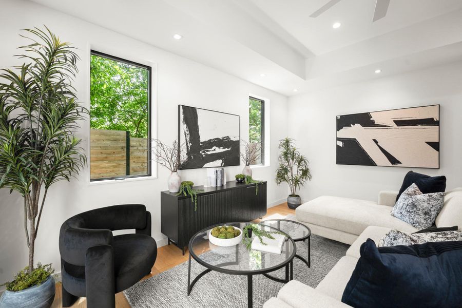 Furnished interior view inside a new home in , Austin (Image 15).