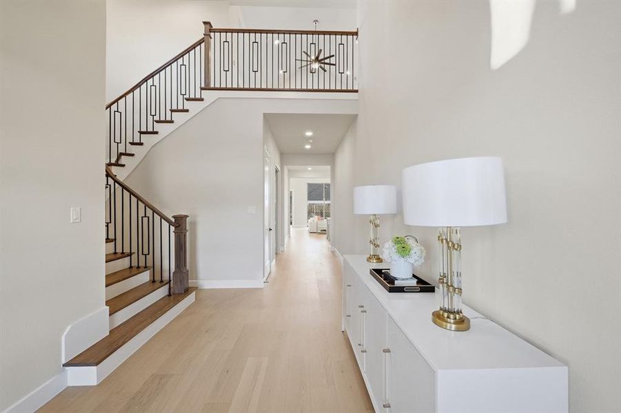 Furnished interior view inside a new home in StarView, Prosper (Image 24).