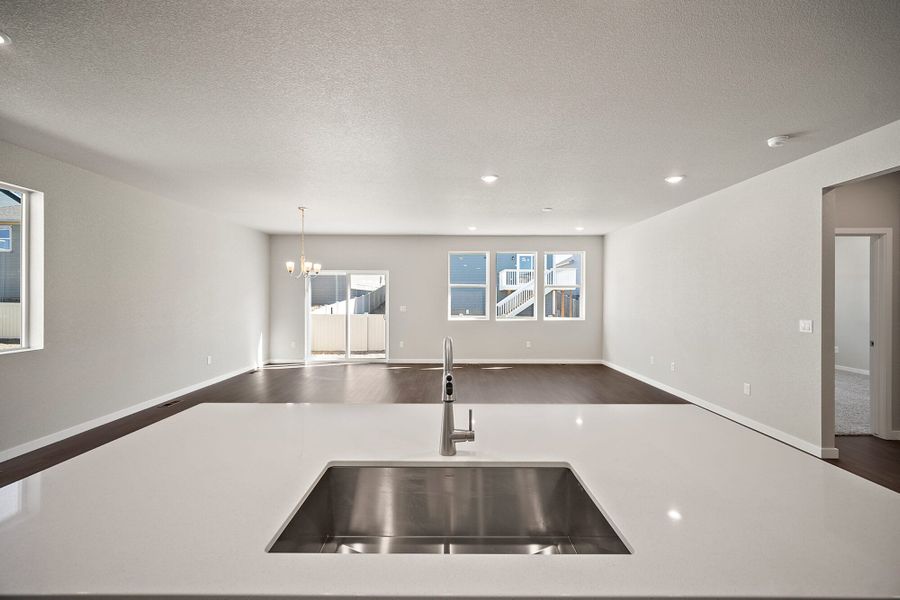 Furnished interior view inside a new home in Aspen Ranch, Fountain (Image 8).