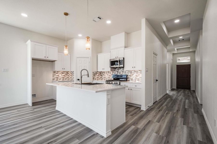 Furnished interior view inside a new home in , Cleveland (Image 7).