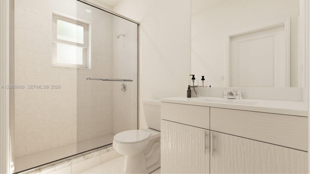 Furnished interior view inside a new home in Wildwood Groves, Miami (Image 10). Furnished interior view inside a new home in Wildwood Groves, Miami (Image 10).