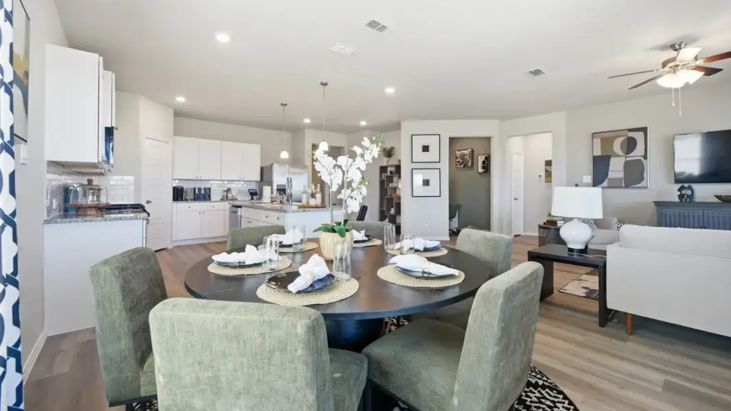 Representative furnished interior of a home built from the Blanco by D.R. Horton in Northstar West, Fort Worth (Image 13).