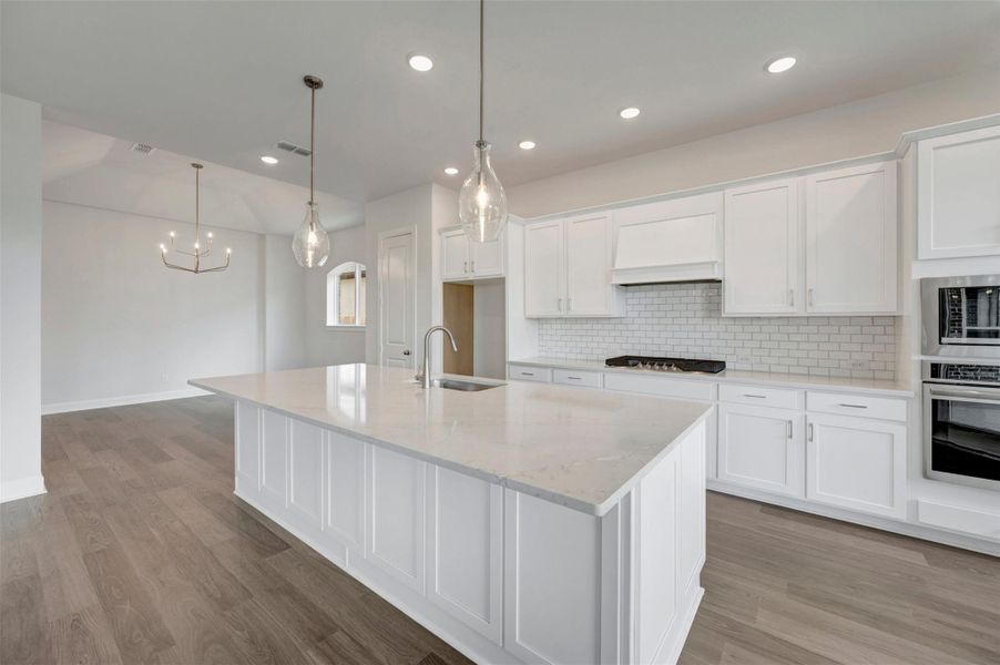 Furnished interior view inside a new home in Brookewater - Ascent Collection, Rosenberg (Image 6).