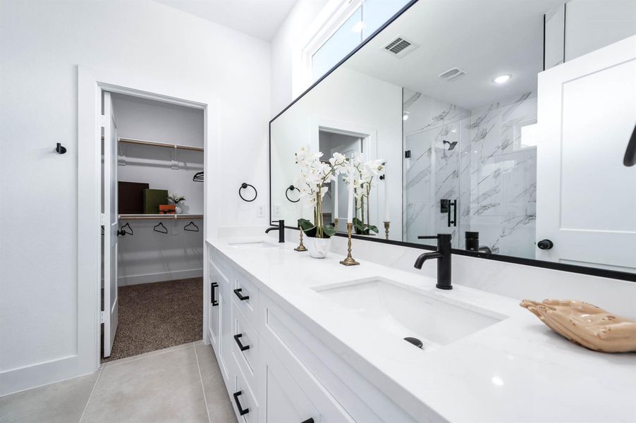 Furnished interior view inside a new home in , Houston (Image 25).