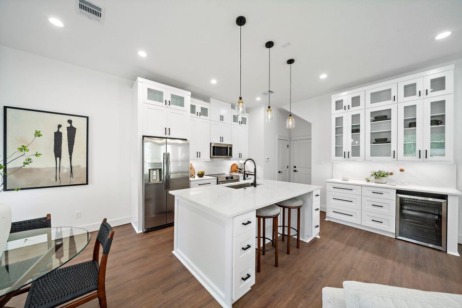 Furnished interior view inside a new home in , Houston (Image 18). Furnished interior view inside a new home in , Houston (Image 18).