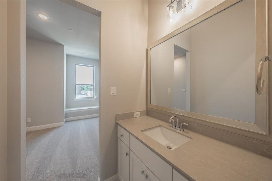 Furnished interior view inside a new home in Parkland, Fort Worth (Image 11). Furnished interior view inside a new home in Parkland, Fort Worth (Image 11).