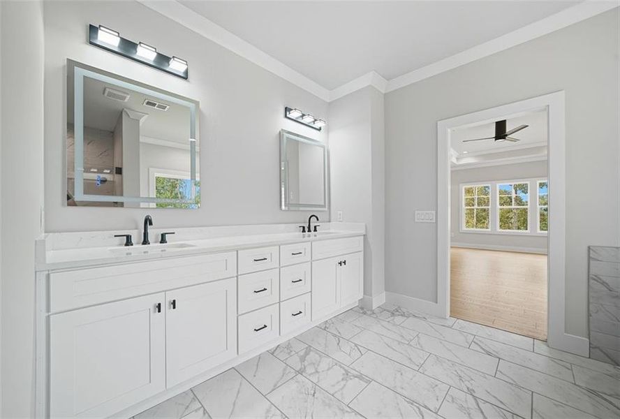 Furnished interior view inside a new home in , Dawsonville (Image 13).