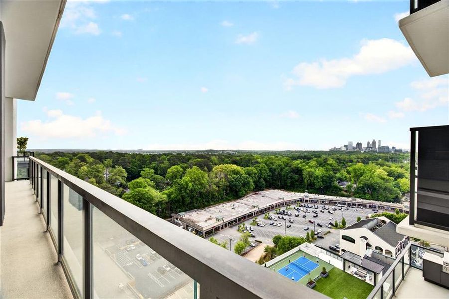 Exterior details and patio area of a home in The Dillon Buckhead, Atlanta (Image 27).
