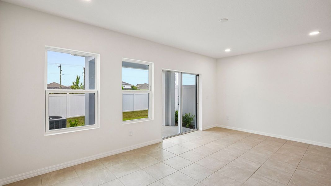 Furnished interior view inside a new home in Twin Oaks, Zephyrhills (Image 14). Furnished interior view inside a new home in Twin Oaks, Zephyrhills (Image 14).