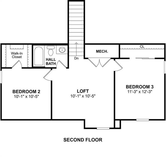 2D floor plan layout of this home in , Newark, TX (Image 3).