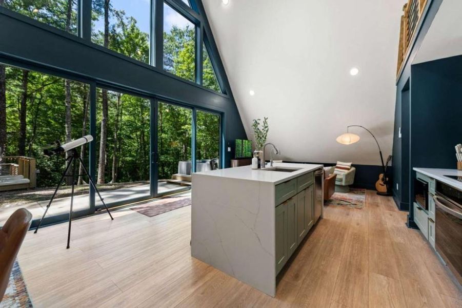 Furnished interior view inside a new home in , Blue Ridge (Image 10).