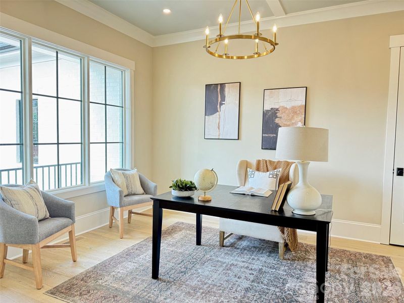 Furnished interior view inside a new home in , Charlotte (Image 14).