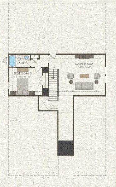 Pulte Homes, Mooreville floor plan