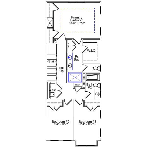 2D floor plan layout of this home in Nichols Landing, Charlotte, NC (Image 3). 2D floor plan layout of this home in Nichols Landing, Charlotte, NC (Image 3).