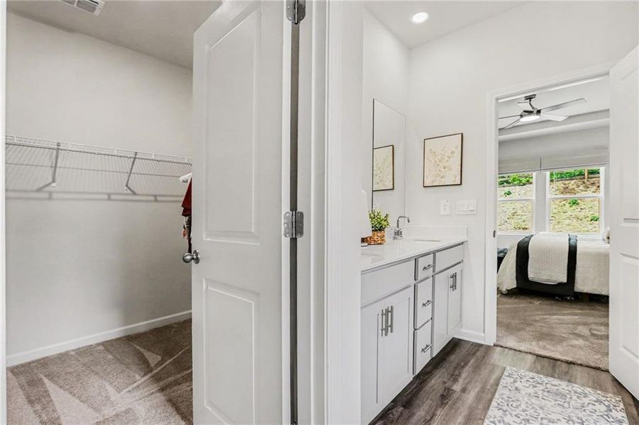 Furnished interior view inside a new home in , Canton (Image 27).