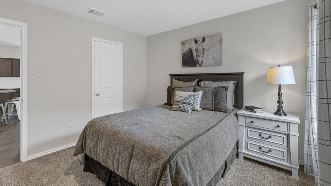 Furnished interior view inside a new home in Crane Crossing, Crandall (Image 25).