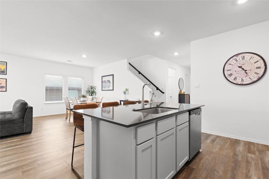 Furnished interior view inside a new home in , Willis (Image 10).