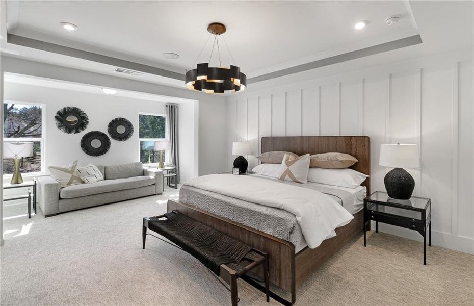 Furnished interior view inside a new home in Berkeley Mill, Cumming (Image 8).
