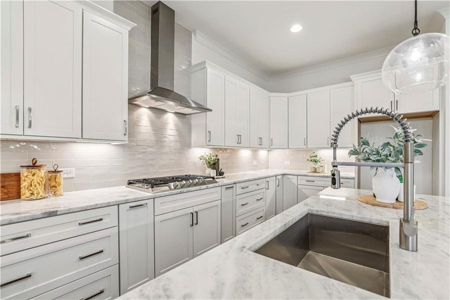 Furnished interior view inside a new home in , Dawsonville (Image 17).