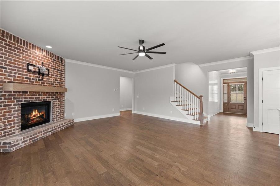 Spacious, unfurnished interior of a new home in , Dawsonville (Image 54).