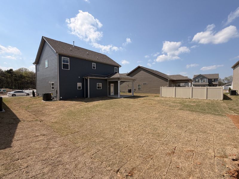 Photo showcases the highly sought after level back yard! Photo showcases the highly sought after level back yard!