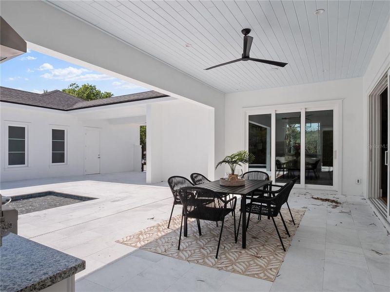 Exterior details and patio area of a home in , Oakland (Image 34).