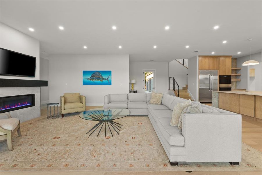 Furnished interior view inside a new home in , Pelican Bay (Image 6). Furnished interior view inside a new home in , Pelican Bay (Image 6).