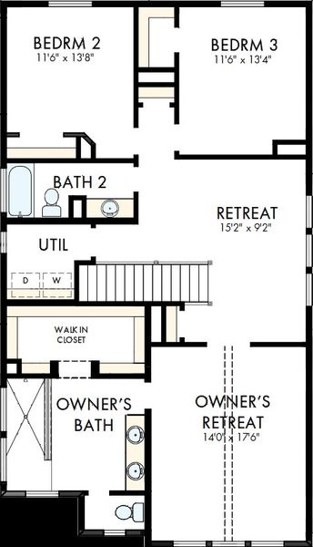 2D floor plan layout of this home in Double Creek Crossing, Round Rock, TX (Image 3). 2D floor plan layout of this home in Double Creek Crossing, Round Rock, TX (Image 3).