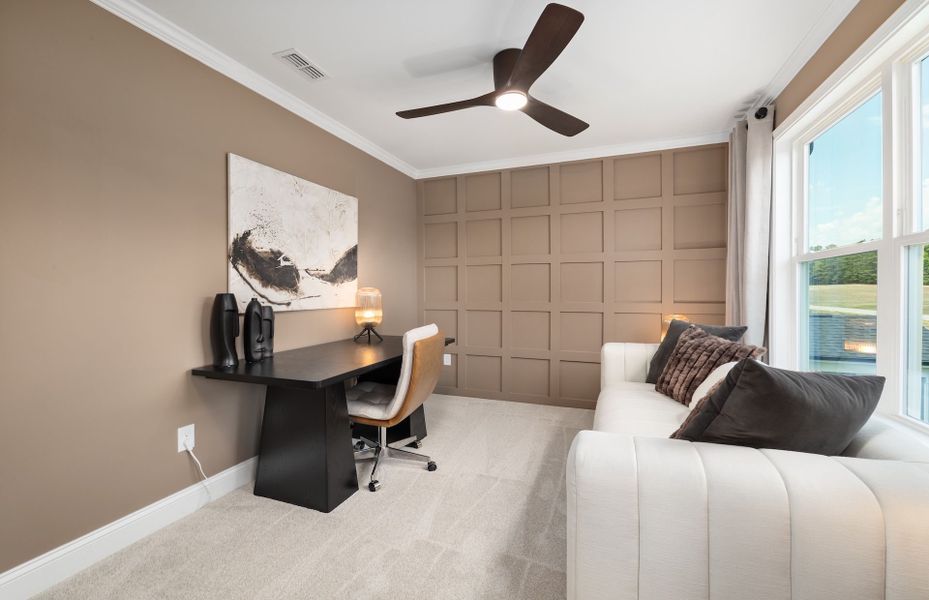 Representative furnished interior of a home built from the Continental by Pulte Homes in The Preserve at Marks Creek, Knightdale (Image 25). Representative furnished interior of a home built from the Continental by Pulte Homes in The Preserve at Marks Creek, Knightdale (Image 25).
