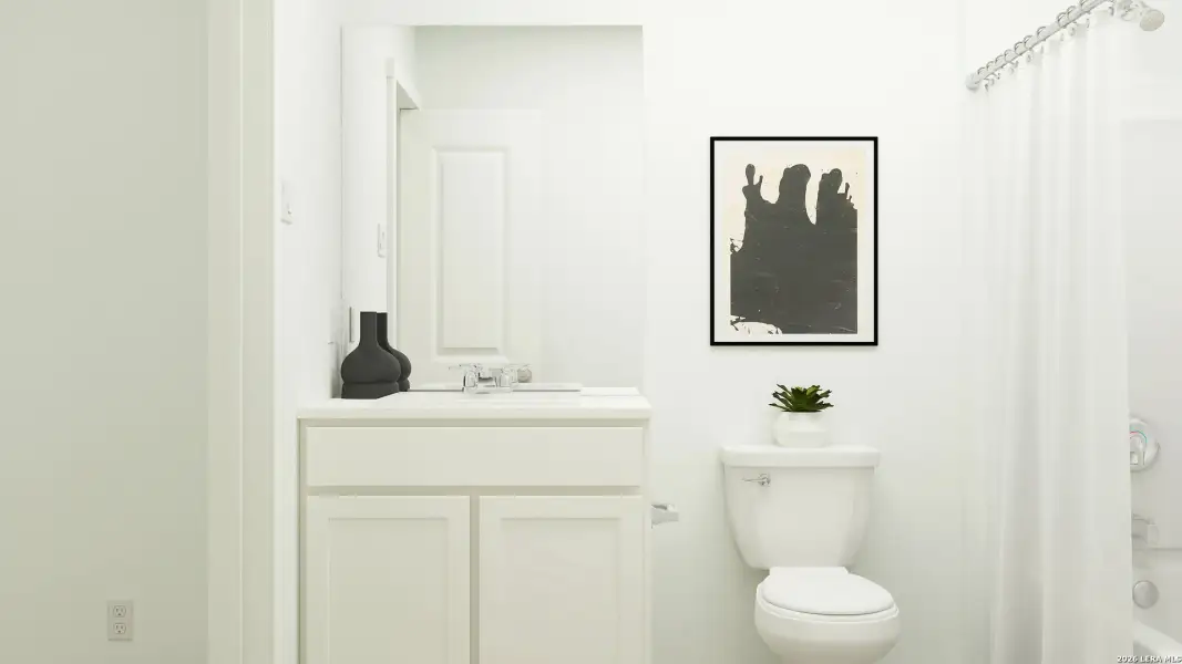 Furnished interior view inside a new home in Hidden Oasis, San Antonio (Image 12).