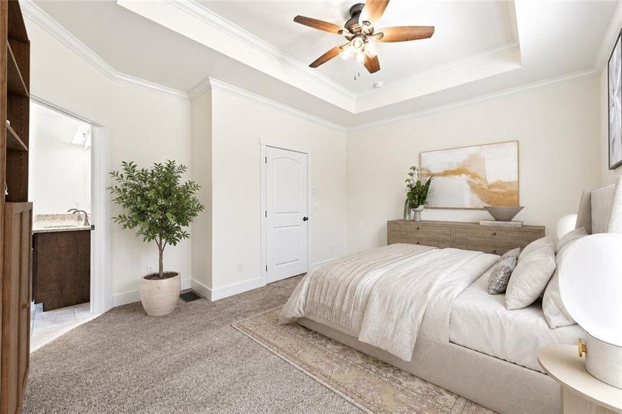 Furnished interior view inside a new home in , Canton (Image 14). Furnished interior view inside a new home in , Canton (Image 14).
