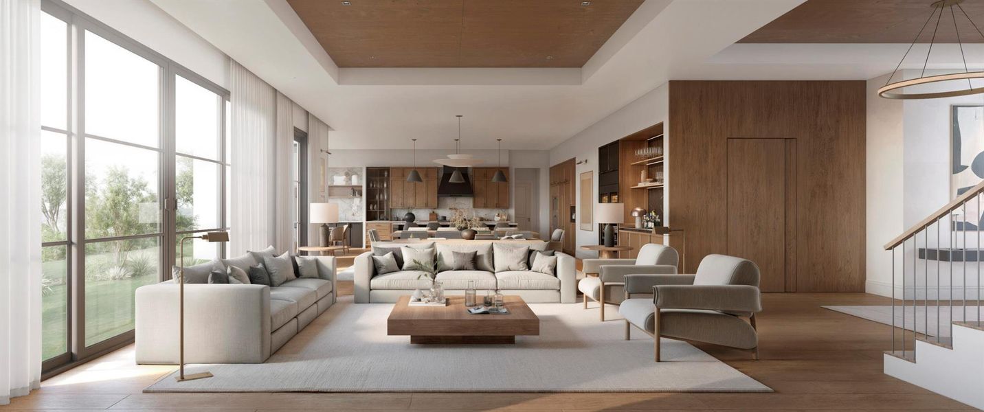 Furnished interior view inside a new home in , Boca Raton (Image 16).