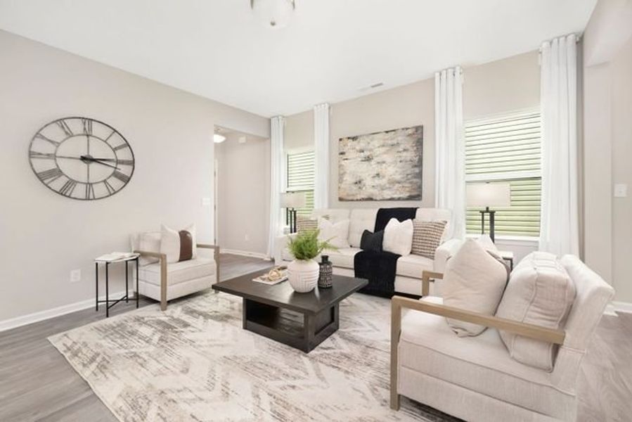 Representative furnished interior of a home built from the Canterbury by True Homes in Reedy Fork Middleton, Greensboro (Image 19).