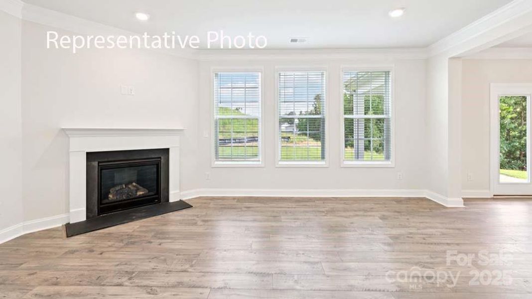 Spacious, unfurnished interior of a new home in Sanctuary at Southgate, Indian Trail (Image 36).